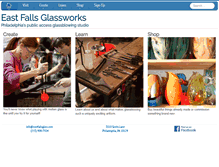 Tablet Screenshot of eastfallsglass.com